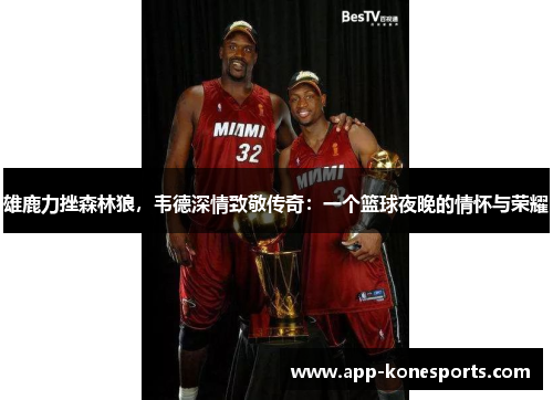 雄鹿力挫森林狼，韦德深情致敬传奇：一个篮球夜晚的情怀与荣耀